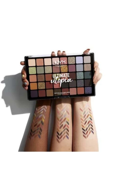 NYX Professional Makeup Nyx Pro Makeup Ultimate Utopia Eyeshadow Palette - Resim 3