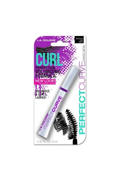 L.A Colors La Colors Perfect Curve Maskara-black ürün görseli 1