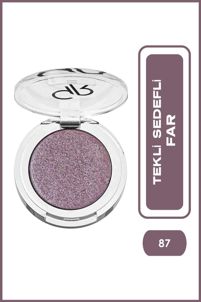 Golden Rose Soft Color Shimmer Mono Eyeshadow 87 Tekli Simli Far 2,3 g ürün görseli 1