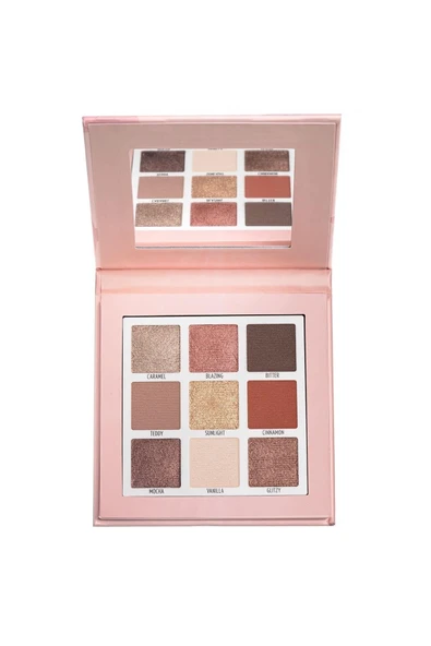 Golden Rose Miss Beauty Nude Addict Eyeshadow Palette Dokuzlu Far Paleti 9x1,3 g ürün görseli 1