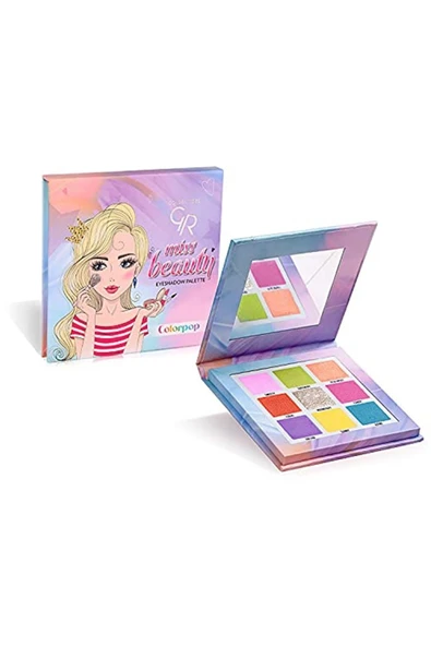 Golden Rose Miss Beauty Colorpop Eyeshadow Palette Dokuzlu Far Paleti 9x1,3 g ürün görseli 1