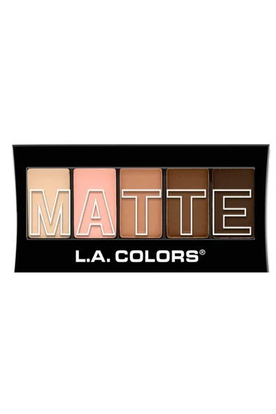 L.A Colors La Colors Matte 5 Color Far Paleti-tan Khakı ürün görseli 1