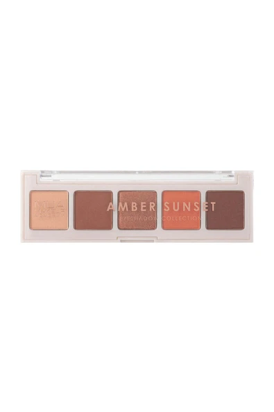 Make Up Academy 5 LI FAR PALETI AMBER SUNSET - Resim 2