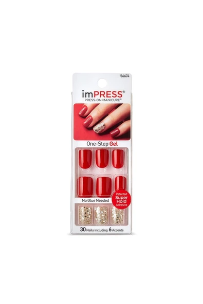 Impress Kendinden Yapışkanlı Takma Tırnak - Kısa - Yapıştır Çık - Bıpa015 - 731509692716 ürün görseli 1