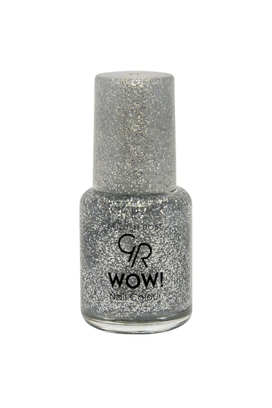 Golden Rose Wow Tırnak Rengi Glitter Gri No:201 ürün görseli 1
