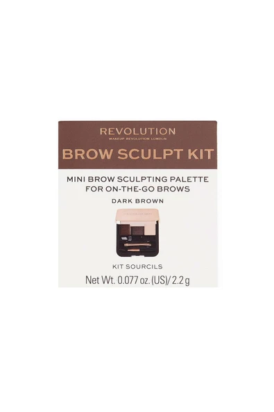 Revolution Brow Sculpt Kit Dark - Resim 4