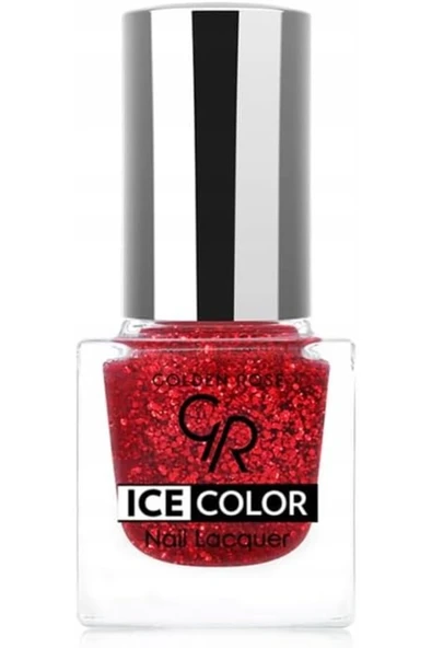 Golden Rose Ice Color Nail Lacquer Glitter No:227 - Oje ürün görseli 1