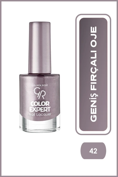 Golden Rose Color Expert Nail Lacquer 42 Geniş Fırçalı Oje 10,2 ml ürün görseli 1