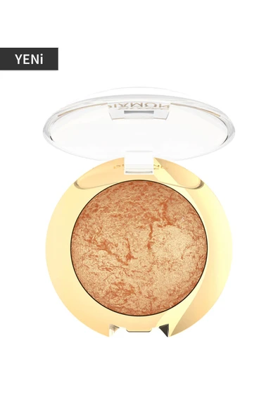 Golden Rose Göz Farı - Diamond Breeze Shimmering Baked Eyeshadow 02 Dazzle Bronze 8691190965570 ürün görseli 1