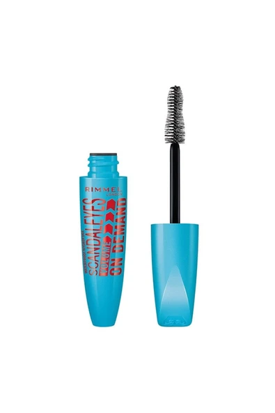 RIMMEL LONDON Scandal'eyes Volume On Demand Mascara Waterproof Black ürün görseli 1