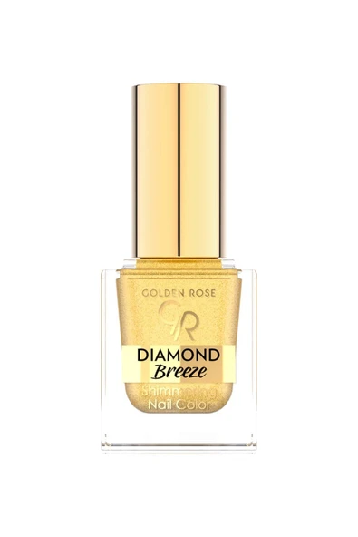 Golden Rose Oje - Diamond Breeze Shimmering Nail Color 01 24k Gold 8691190965686 ürün görseli 1