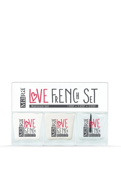 Mara Love French Manicure Set Beyaz ürün görseli 1