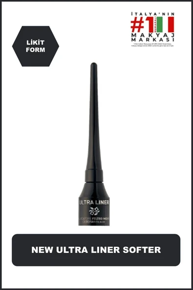Deborah New Ultra Liner Softer Siyah Eyeliner - 8009518141580 ürün görseli 1