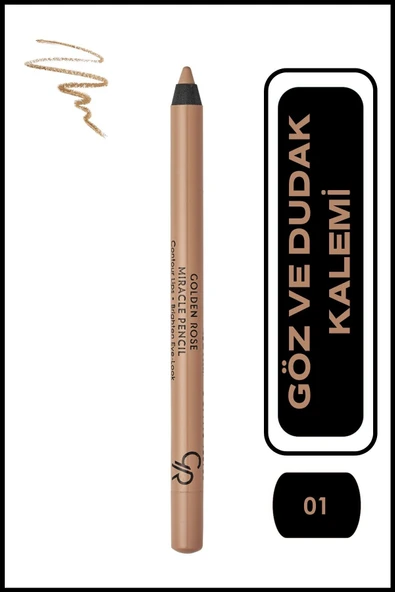 Golden Rose Miracle Pencil Göz ve Dudak Kalemi Pamuk Yağı İçerikli 1,6 g ürün görseli 1