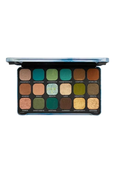 MAKEUP REVOLUTION Revolution Crystal Aura Flawless Far Paleti Aventurine ürün görseli 1