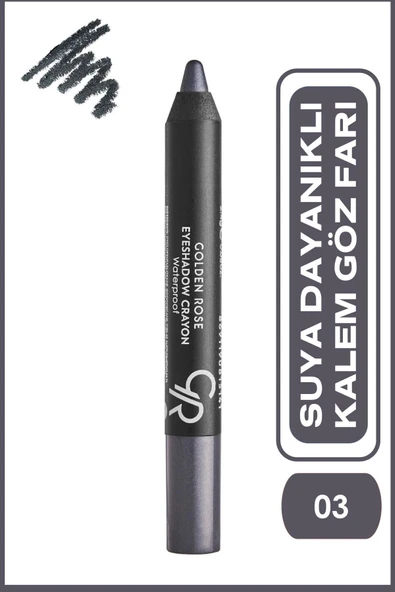 Golden Rose Eyeshadow Crayon Waterproof 03 Kalem Far 2,4 g ürün görseli 1
