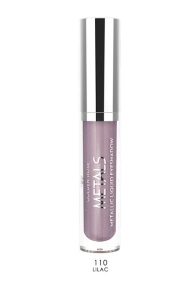 Golden Rose Likit Metalik Göz Farı - Metals Metallic Liquid Eyeshadow No:110 Lilac 8691190137601 ürün görseli 1