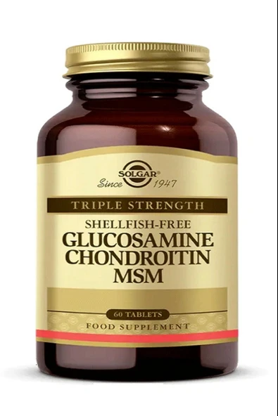 Solgar Glucosamine Chondroitin Msm 60 Tablet ürün görseli 1