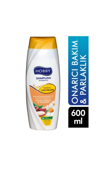 Hobby Argan Yağı & Papatya Onarıcı Şampuan 600 ml ürün görseli 1