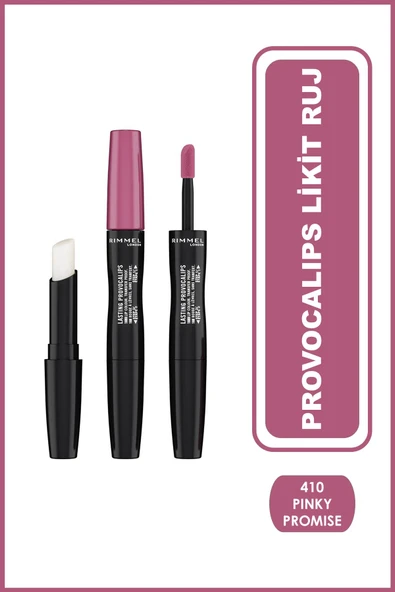 Rimmel PROVOCALIPS LİKİT RUJ PINKY PROMISE 410 ürün görseli 1