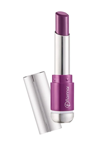 Flormar Saten Dokulu Stick Ruj (Menekşe) - Prime N Lips Lipstick - 023 Extraordinary Purple - 8690604364541 ürün görseli 1