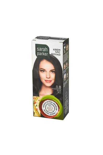 Sarah Parker Siyah Krem Saç Boyası 1.0 ürün görseli 1