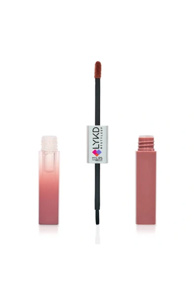 lykd Double Sided Lipstick & Gloss 375 Cool Tone Plum - Resim 2