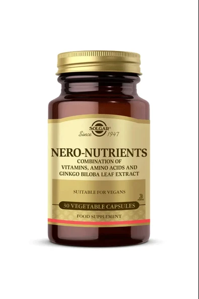 Solgar Nero Nutrients 30 Kapsül ürün görseli 1