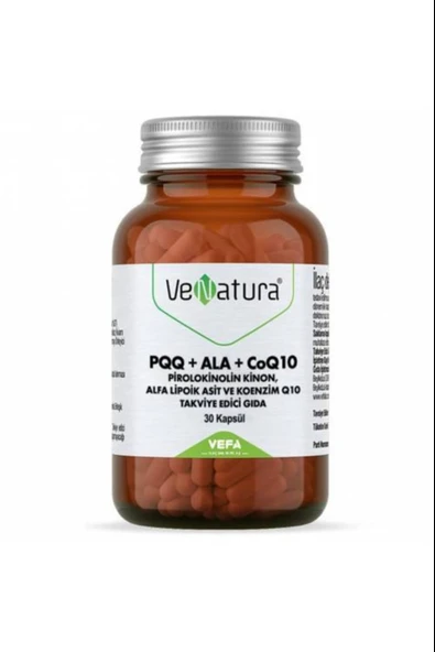 VeNatura PQQ+ALA+KoenzimQ10+Alfa Lipoik Asit 30 Kapsül ürün görseli 1