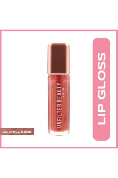 Unfilter Beauty Lipgloss 08 Chill Baby ürün görseli 1