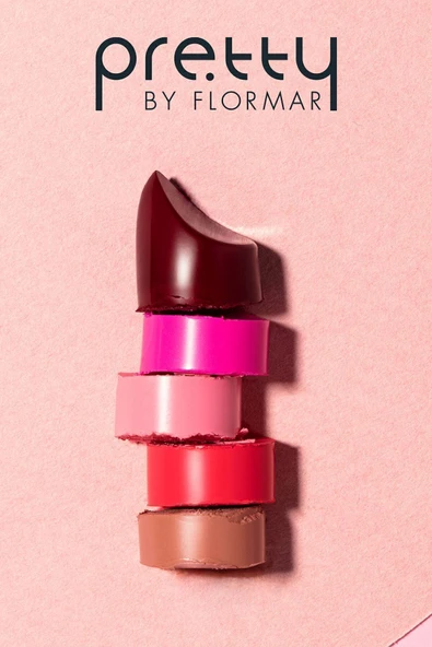 Pretty Ruj- By Flormar Mat Lipstick 10 Pale - Resim 4