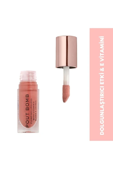 Revolution Revolution Dudak Dolgunlaştırıcı Ve Parlatıcı - Pout Bomb Plumping Gloss - Kiss ürün görseli 1
