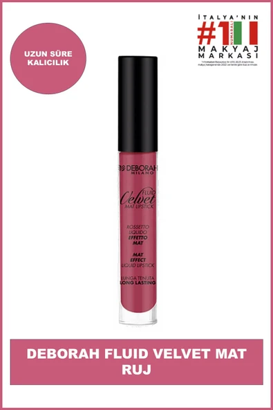 Deborah Fluid Velvet Mat Ruj No: 15 ürün görseli 1