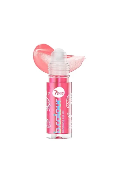 7DAYS B.Colour Yumuşatıcı Dudak Yağı - 02 Sweet Strawberry - 4 ml ürün görseli 1