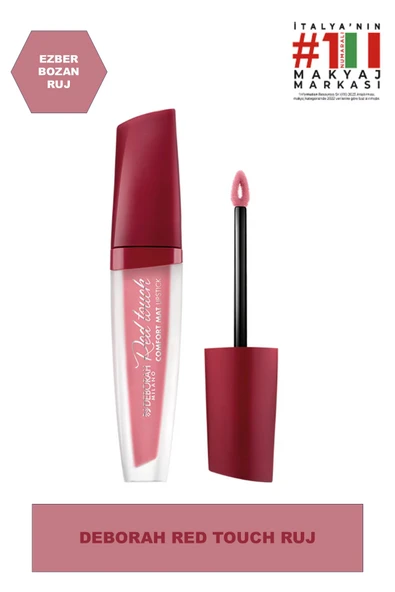 Deborah Red Touch Likit Ruj No:01 Nude Beıge ürün görseli 1