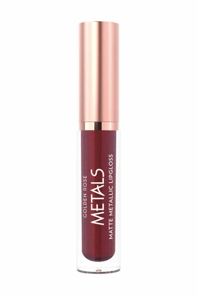 Golden Rose Mat Metalik Ruj - Metals Matte Metallic Lipgloss No: 058 8691190333089 ürün görseli 1