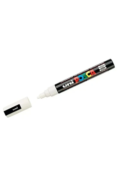 Uni Posca Posca Pc-5m Boyama Markörü 1.8-2.5 Mm Beyaz ürün görseli 1