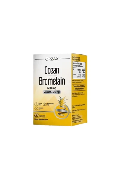 Ocean Bromelain 60 Kapsül ürün görseli 1