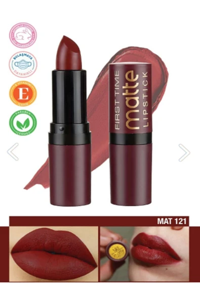 Fırst Time Fırst Tıme Rich Matte Lipstick - 121 ürün görseli 1