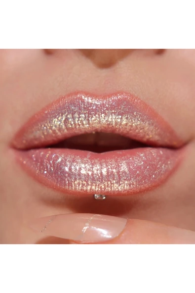 TECHNIC Glitter Lipgloss Gold - Resim 3