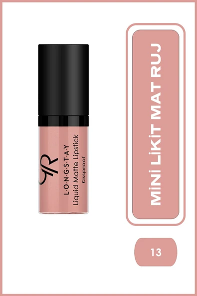 Golden Rose Longstay Matte Mini 13 Uzun Süre Kalıcı Likit Mat Ruj 3 ml ürün görseli 1