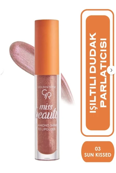 Golden Rose Miss Beauty Diamond Shine 3Dlip.No:03Sunkissed ürün görseli 1