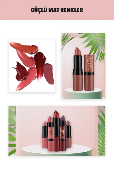 Fırst Time Fırst Tıme Rich Matte Lipstick - 125 - Resim 2