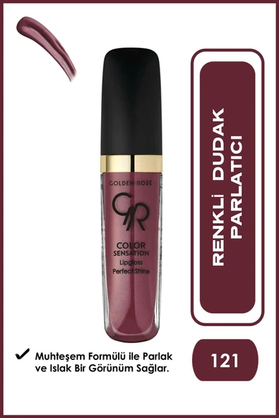 Golden Rose Color Sensation Lipgloss 121 Dudak Parlatıcısı 5,6 ml ürün görseli 1