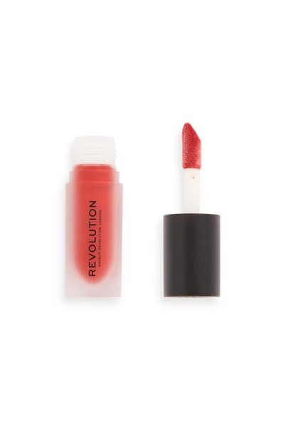 Revolution Matte Bomb Liquid Lipstick Lure Red - Resim 2
