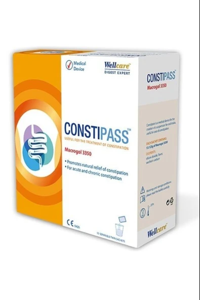 Wellcare Constipass Macrogol 3350 10 Saşe ürün görseli 1