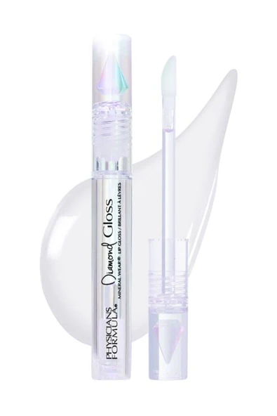 Physicians Formula Diamond Gloss,Mineral Wear Lip Gloss,Crystal Clear,HİBRİT DUDAK PARLATICISI ŞEFFAF VE SERUM İÇERİKLİ ürün görseli 1