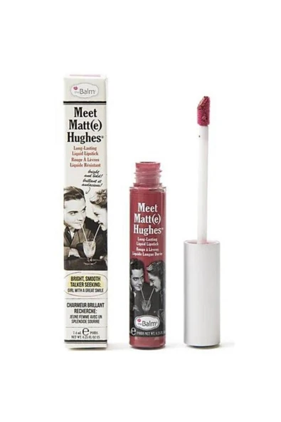 the balm Meet Matte Hughes Lipstick Likit Ruj - Brilliant ürün görseli 1