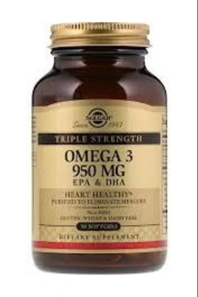 Solgar Omega 3 950 mg 50 Kapsül - Resim 2