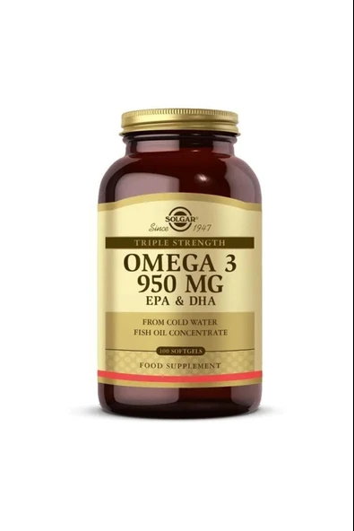 Solgar Omega-3 950 Mg 100 Kapsül ürün görseli 1